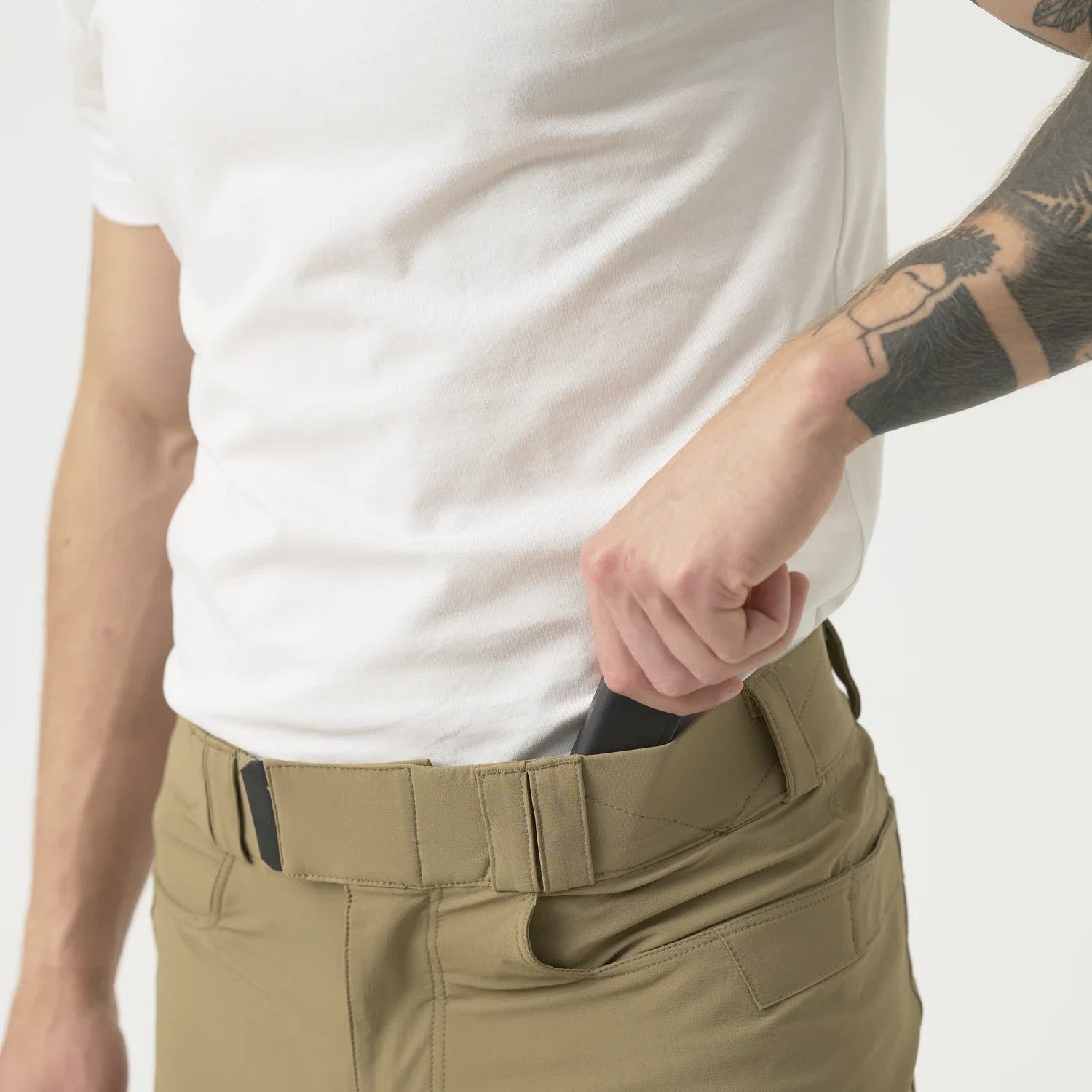 Helikon-Tex COVERT nohavice VersaStretch taktické Versa Stretch, Black – detail 7