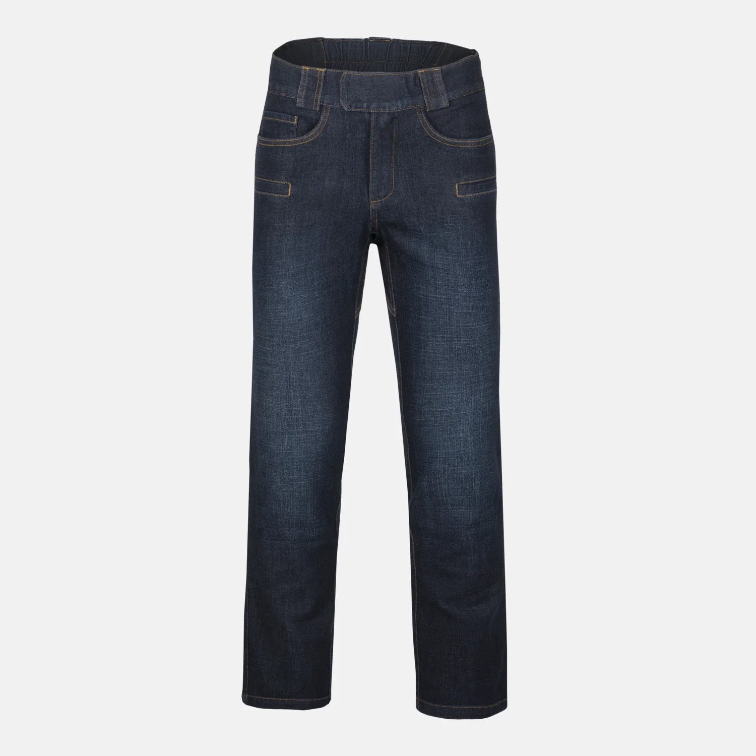 Helikon-Tex Greyman Tactical Jeans nohavice denim, dark blue – predná strana
