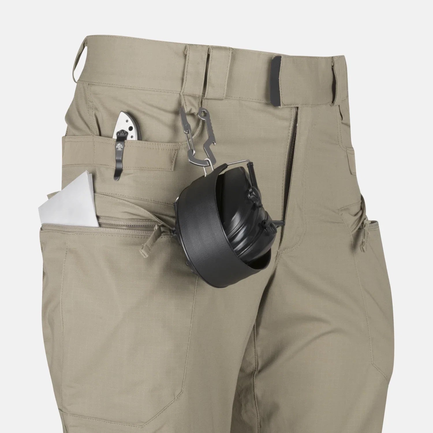 Helikon-Tex HYBRID TACTICAL nohavice PolyCotton Ripstop, Taiga Green – detail 2