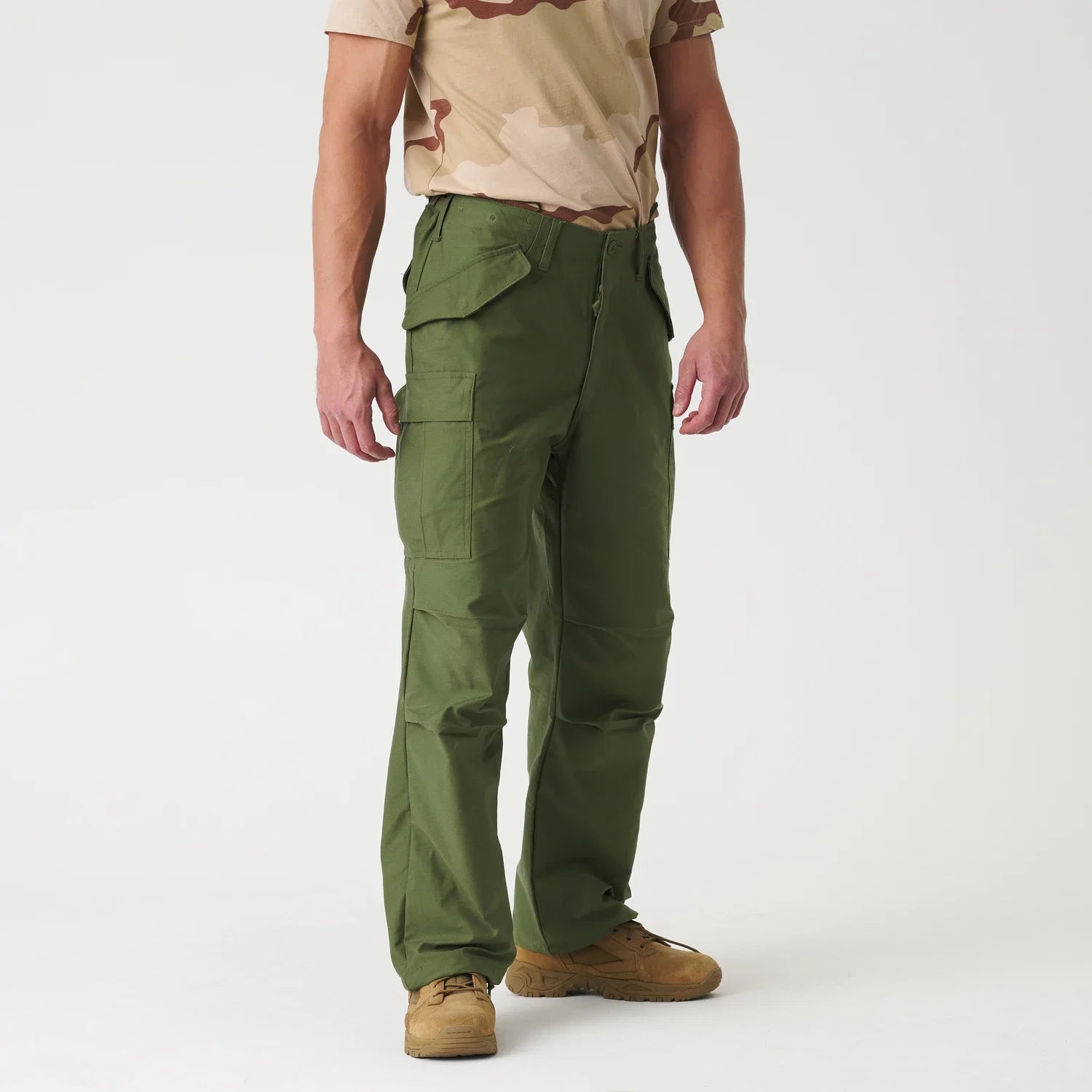 Helikon-Tex M65 nohavice Nyco Sateen, US Woodland – detail 1