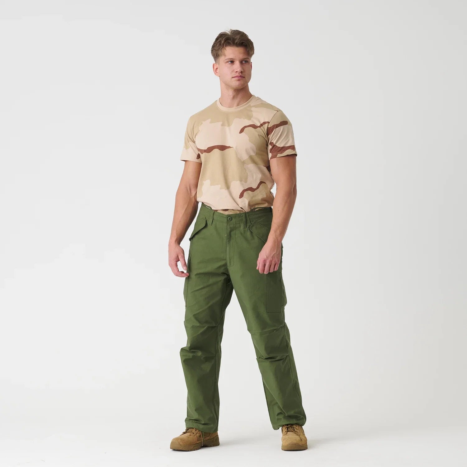 Helikon-Tex M65 nohavice Nyco Sateen, olivovo zelená – detail 3