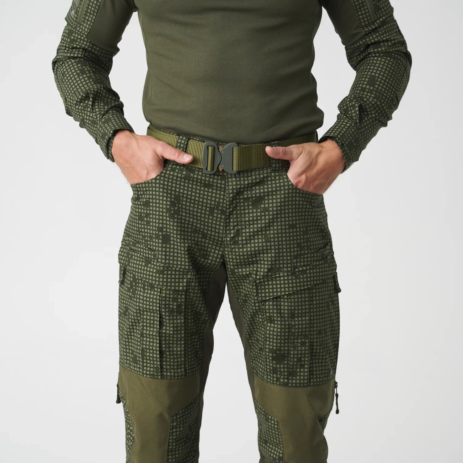 Helikon-Tex MCDU nohavice, Desert Night Camo / Olive Green – detail 15