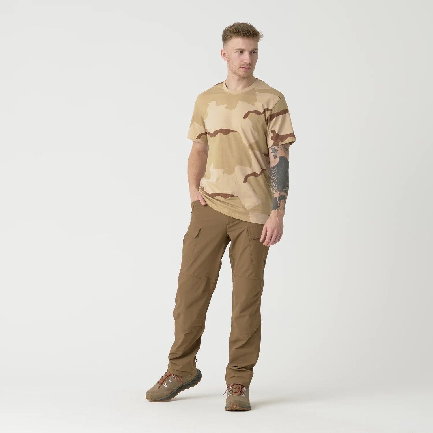 Helikon-Tex OTP nohavice VersaStretch taktické Outdoorové Versa Stretch, Ash Grey / Black – detail 4