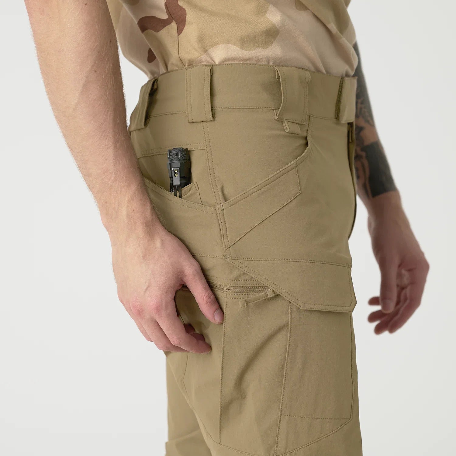 Helikon-Tex OTP nohavice VersaStretch outdoorové taktické Versa Stretch Lite, Shadow Grey – detail 11