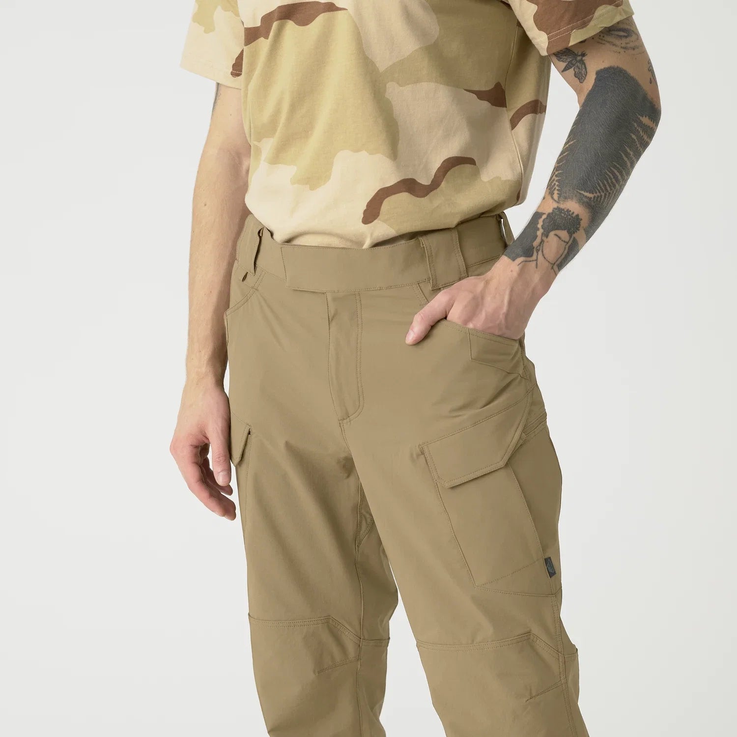 Helikon-Tex OTP nohavice VersaStretch outdoorové taktické Versa Stretch Lite, Shadow Grey – detail 12