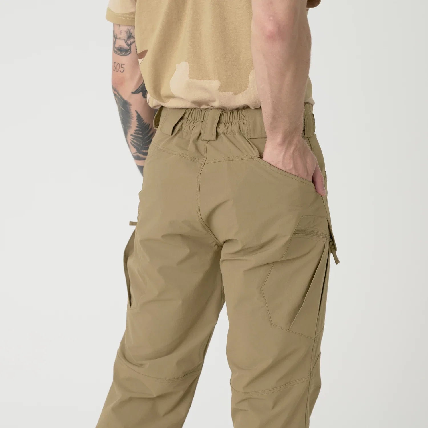 Helikon-Tex OTP nohavice VersaStretch outdoorové taktické Versa Stretch Lite, Shadow Grey – detail 15