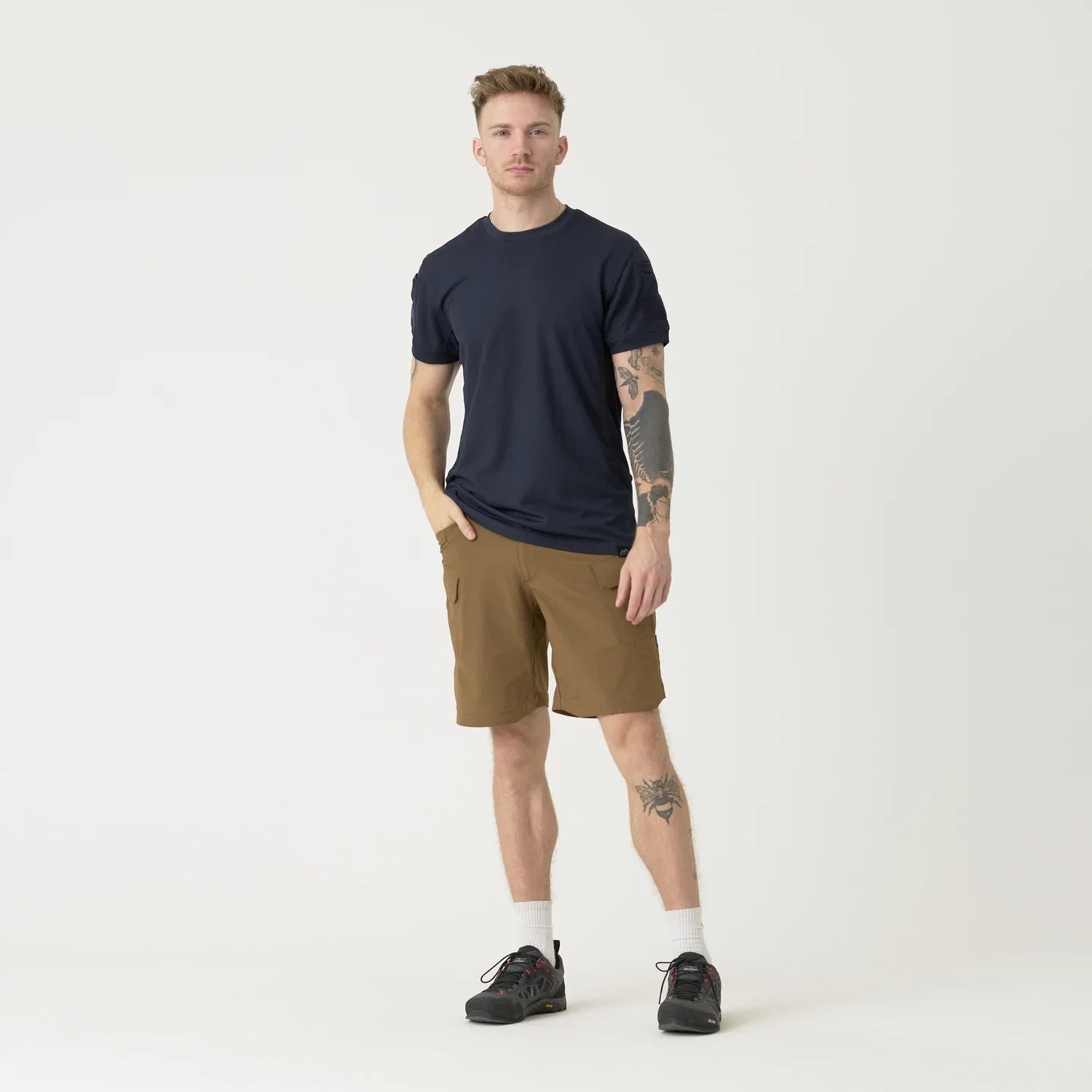 Helikon-Tex OTS 8.5" šortky VersaStretch taktické outdoorové Versa Stretch Lite, Mud Brown – detail 1