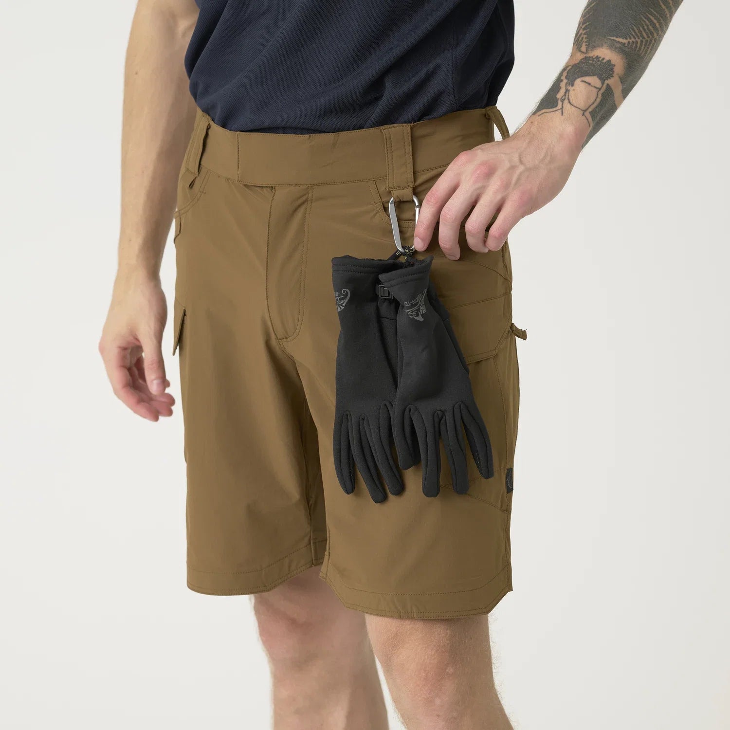 Helikon-Tex OTS 8.5" šortky VersaStretch taktické outdoorové Versa Stretch Lite, Mud Brown – detail 2