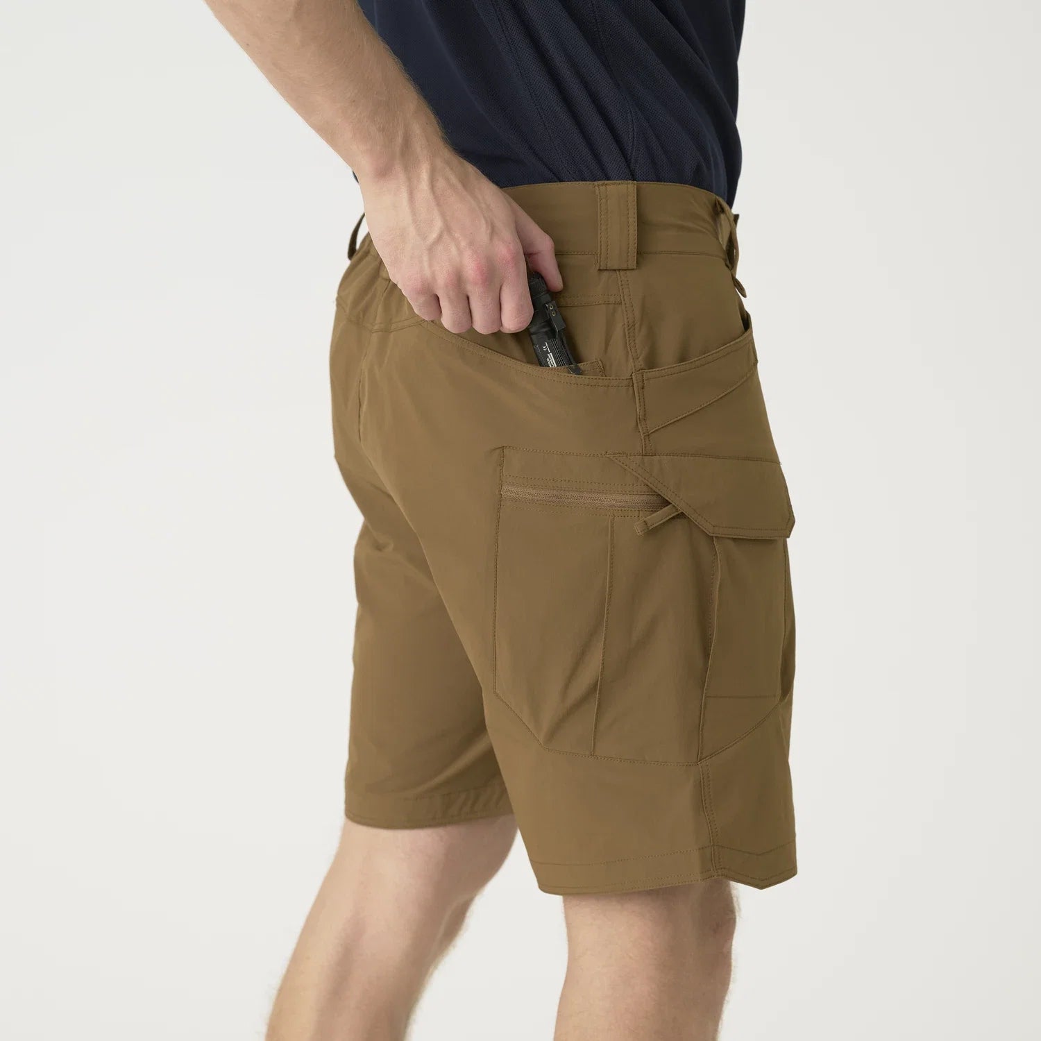 Helikon-Tex OTS 8.5" šortky VersaStretch taktické outdoorové Versa Stretch Lite, Black – detail 4