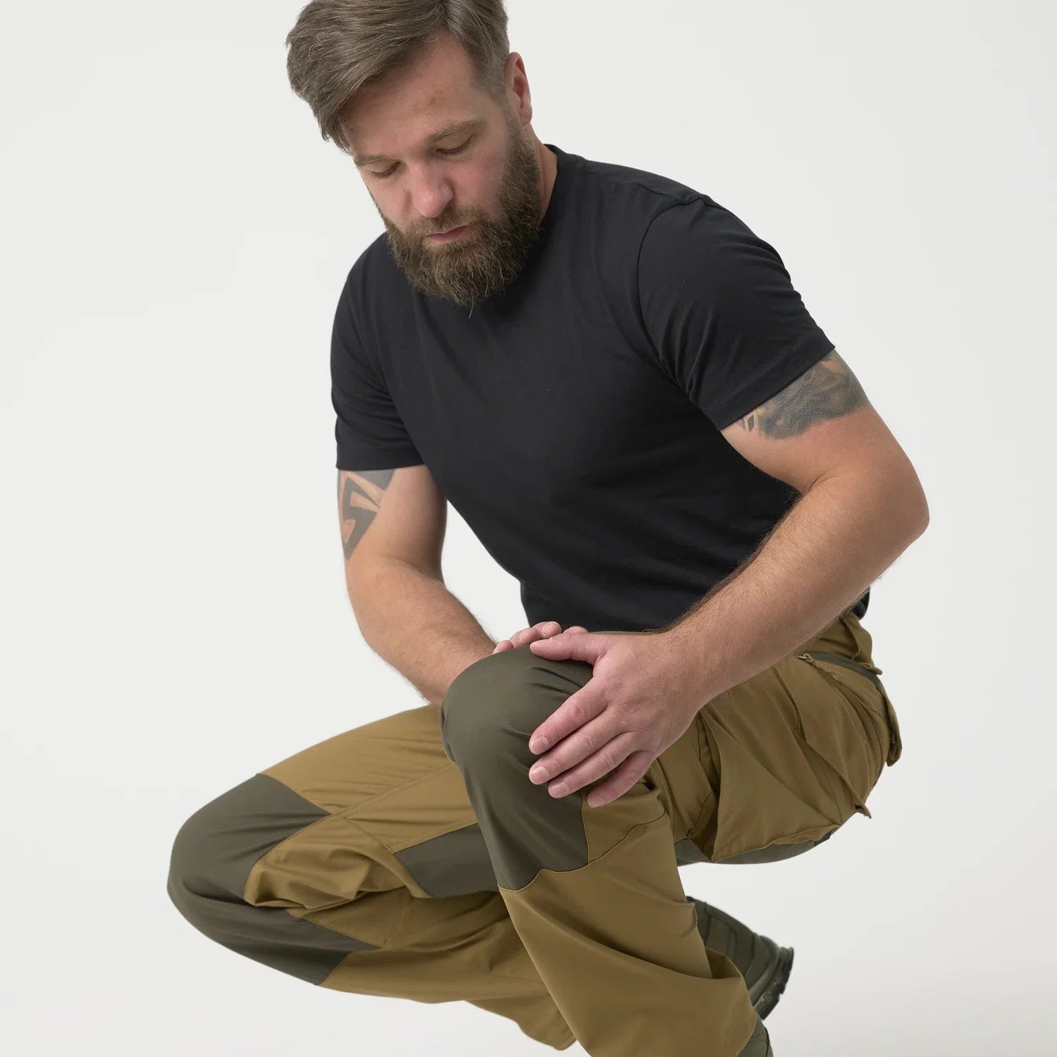 Helikon-Tex PILGRIM nohavice, Coyote / Taiga Green – detail 7