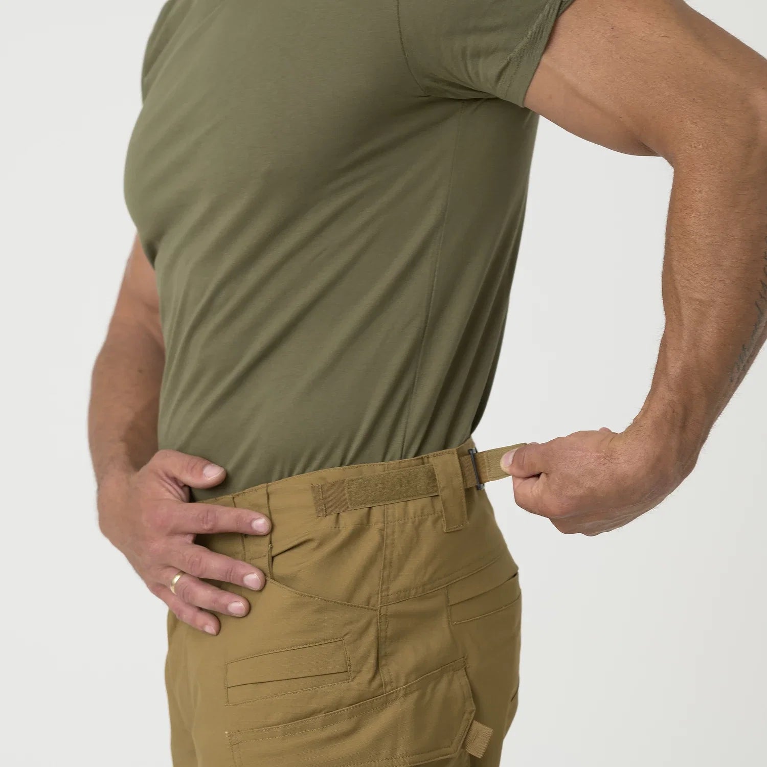 Helikon-Tex SFU NEXT Mk2 nohavice PolyCotton Stretch Ripstop, Coyote – detail 2