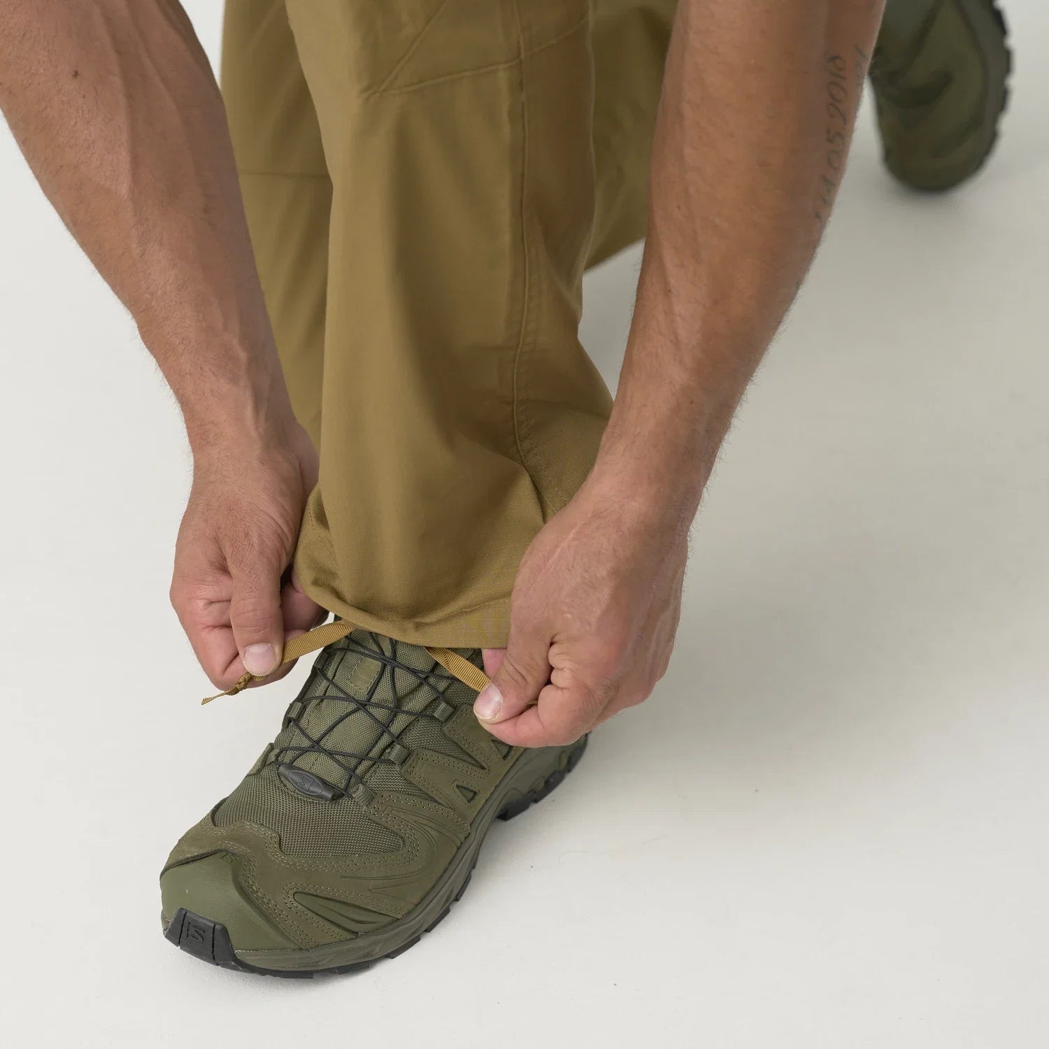 Helikon-Tex SFU NEXT Mk2 nohavice PolyCotton Stretch Ripstop, US Woodland – detail 3