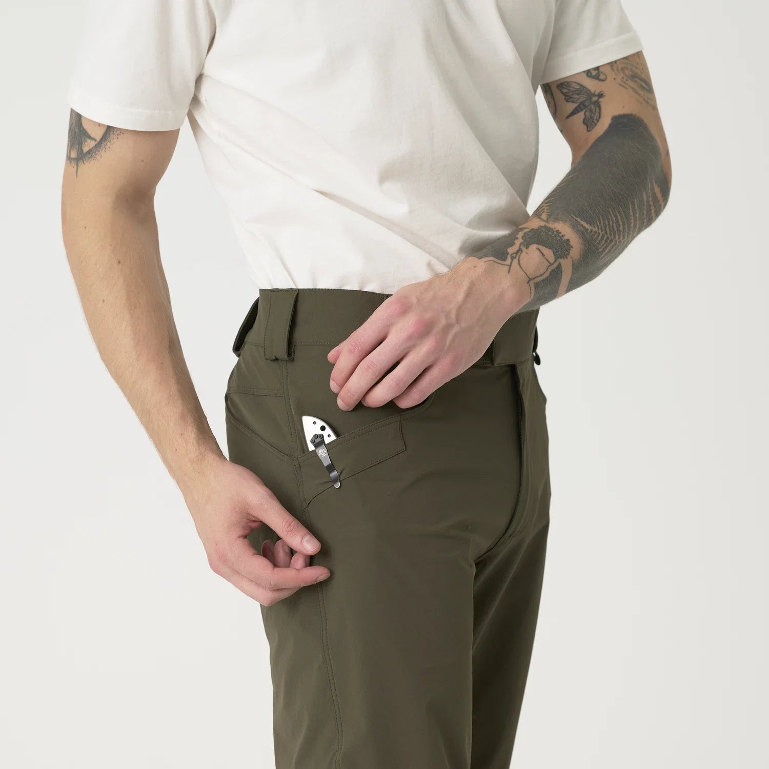 Helikon-Tex VersaStretch trekingové nohavice taktické, Shadow Grey – detail 6