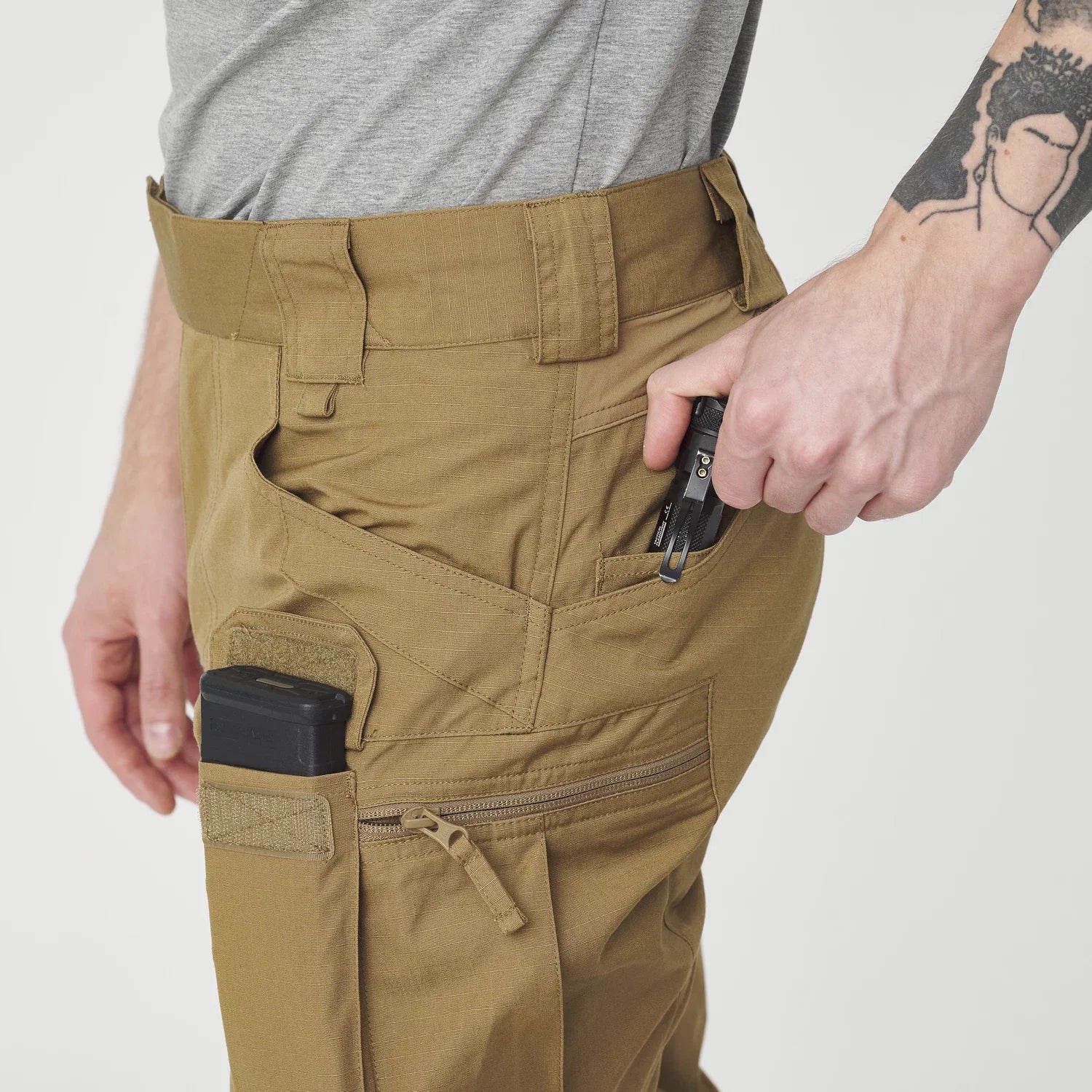 Helikon-Tex UTP nohavice taktické Flex, Black – detail 4