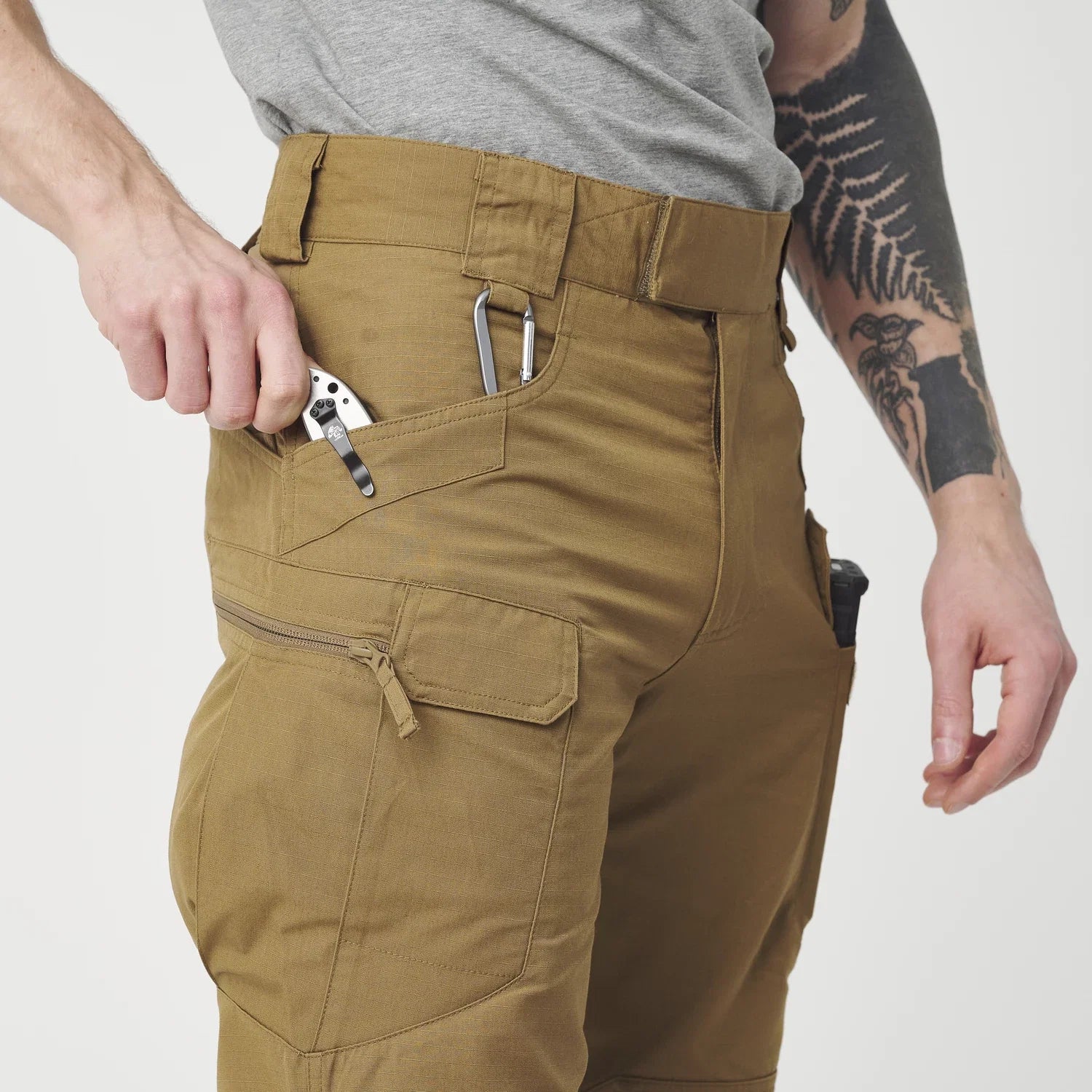 Helikon-Tex UTP nohavice taktické Flex, RAL 7013 – detail 5