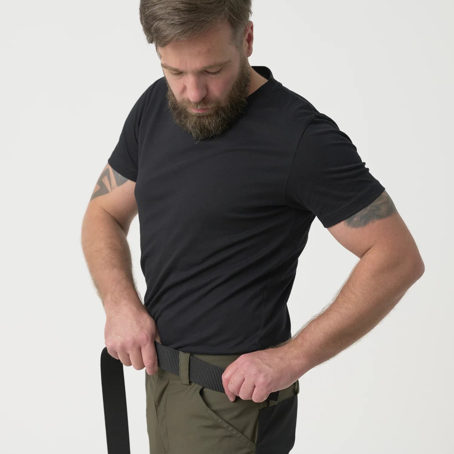 Helikon-Tex WOODSMAN nohavice, Taiga Green / Black – detail 5