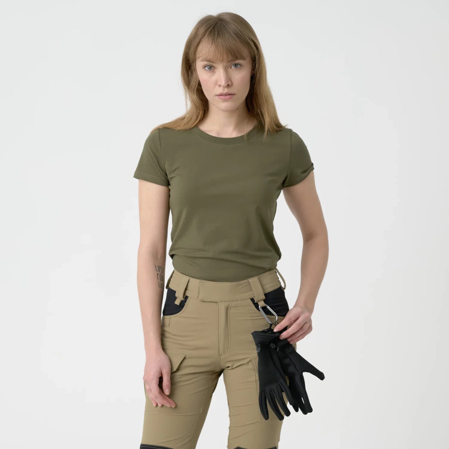 Helikon-Tex VersaStretch outdoorovo nohavice taktické dámske, taiga green – detail 12