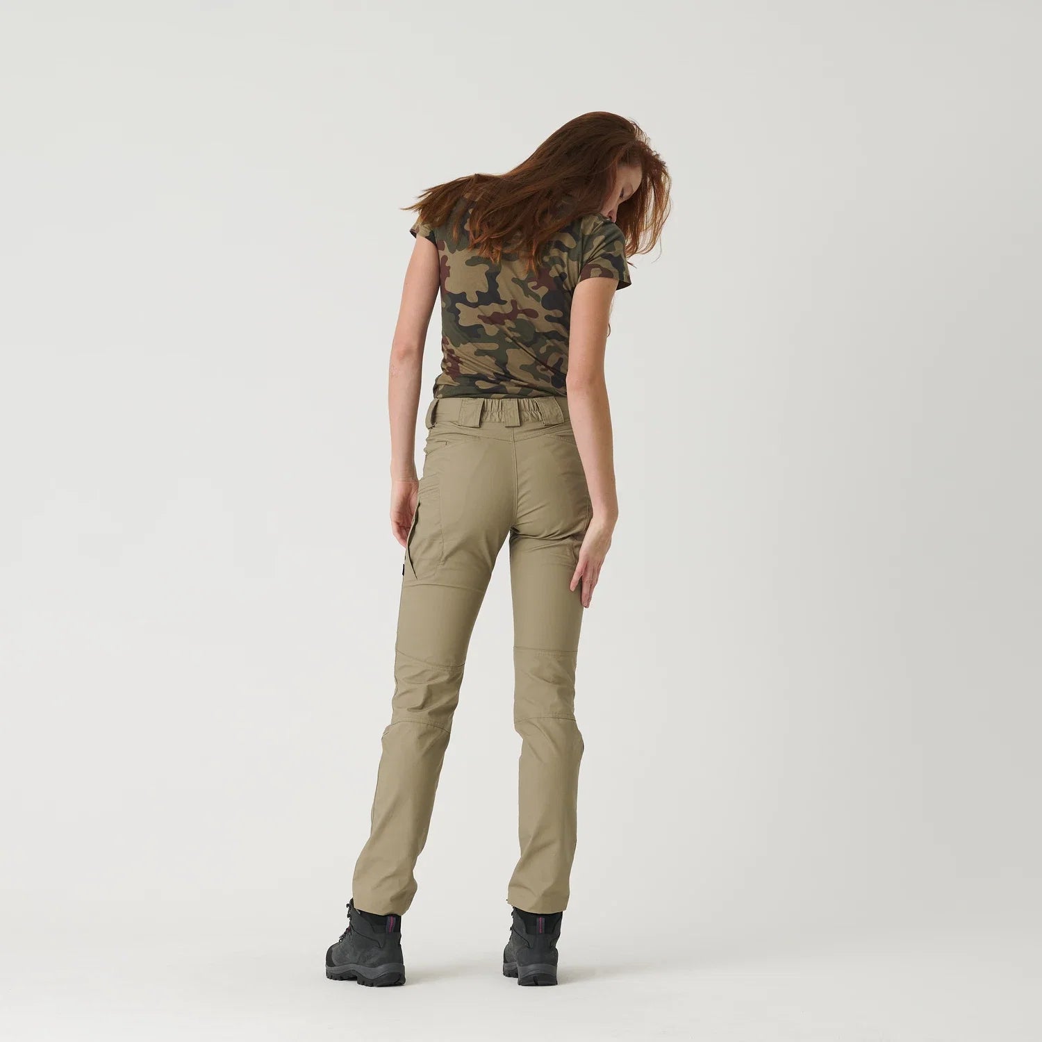 Helikon-Tex UTP Resized mestské nohavice taktické dámske PolyCotton Ripstop, Olive Drab – detail 3
