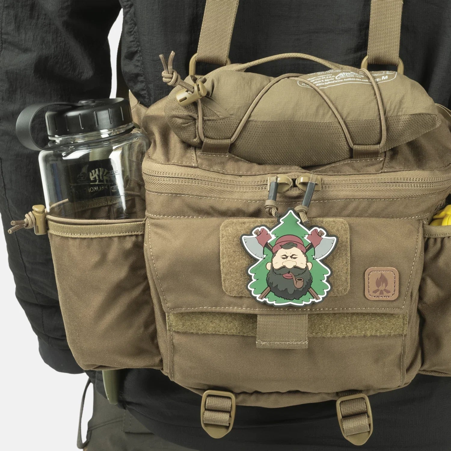 Helikon-Tex Foxtrot Mk2 bedrová taška Cordura, Shadow Grey – detail 1