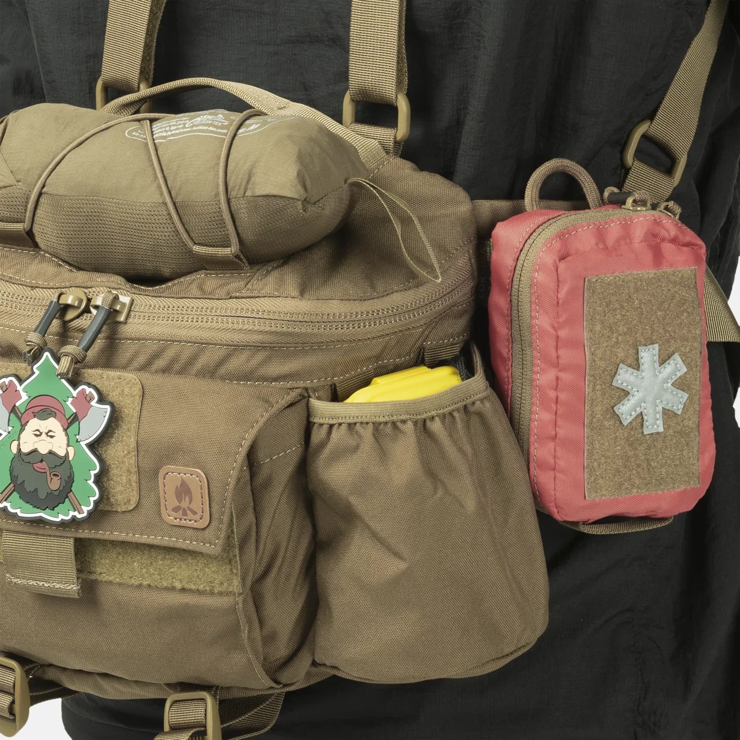 Helikon-Tex Foxtrot Mk2 bedrová taška Cordura, Black – detail 2