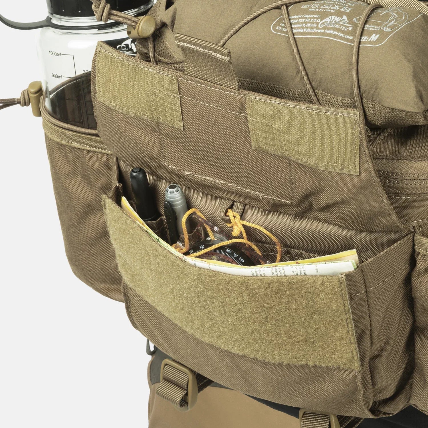 Helikon-Tex Foxtrot Mk2 bedrová taška Cordura, Black – detail 8