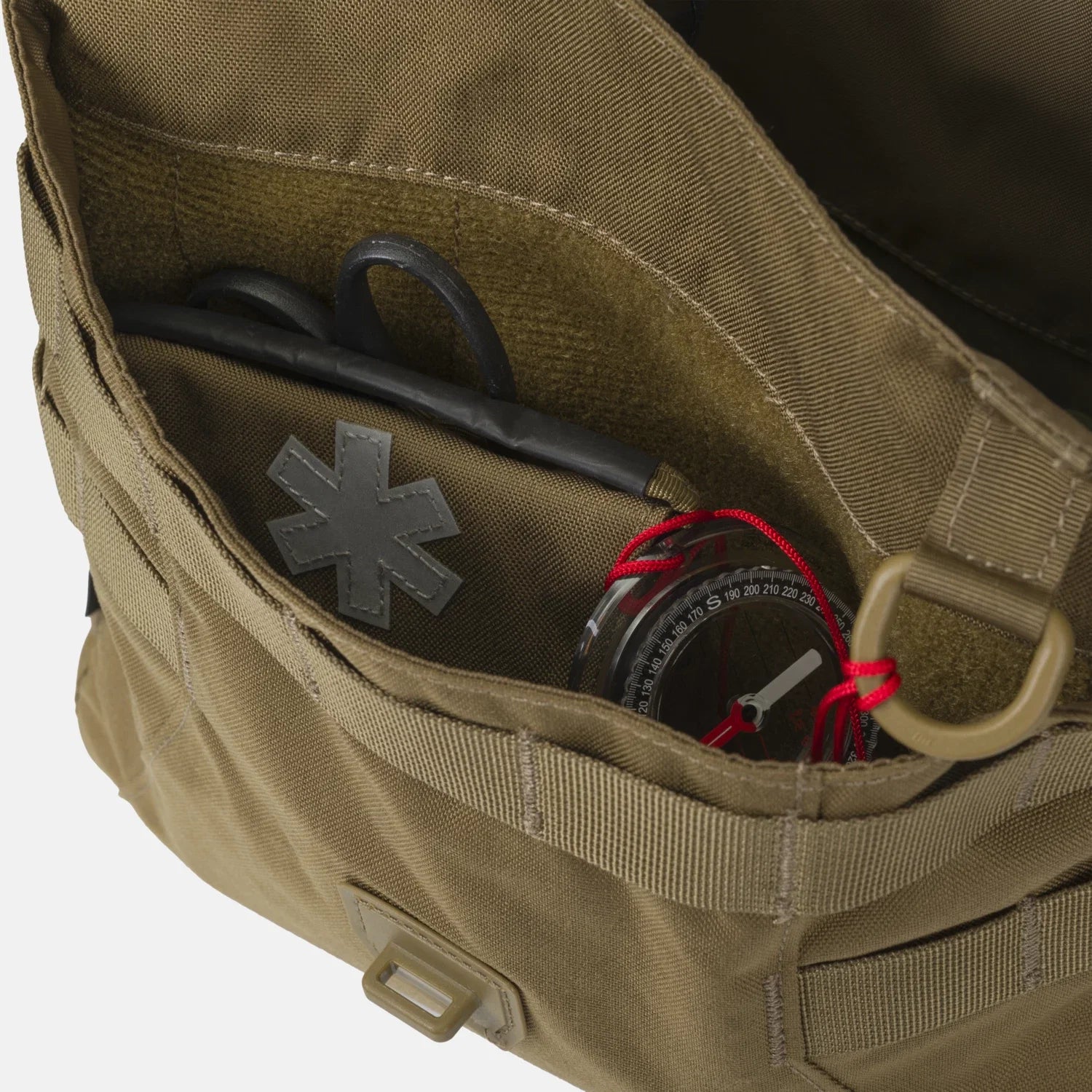Helikon-Tex Bushcraft Haversack Bag taška cez rameno Cordura®, Coyote – detail 2