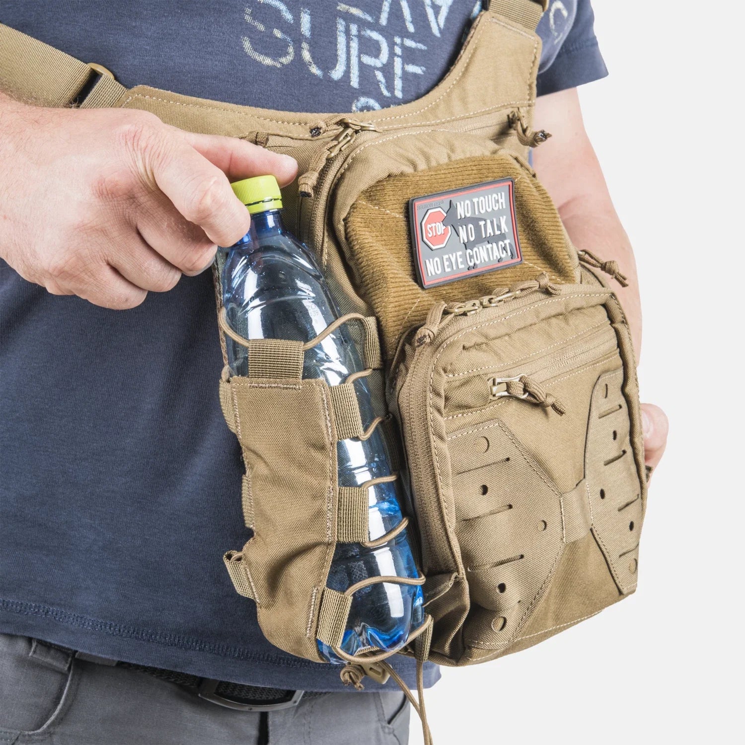 Helikon-Tex EDC SIDE BAG® kapsa cez rameno, coyote – detail 6