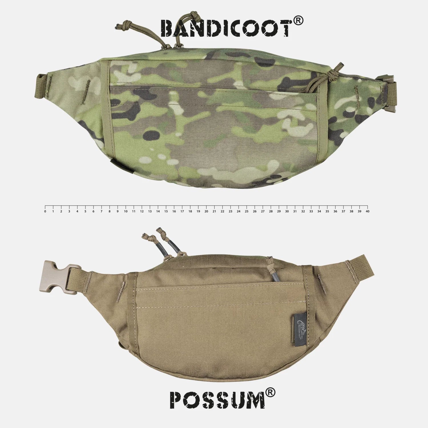 Helikon-Tex POSSUM ľadvinka Cordura, PL Woodland – detail 5