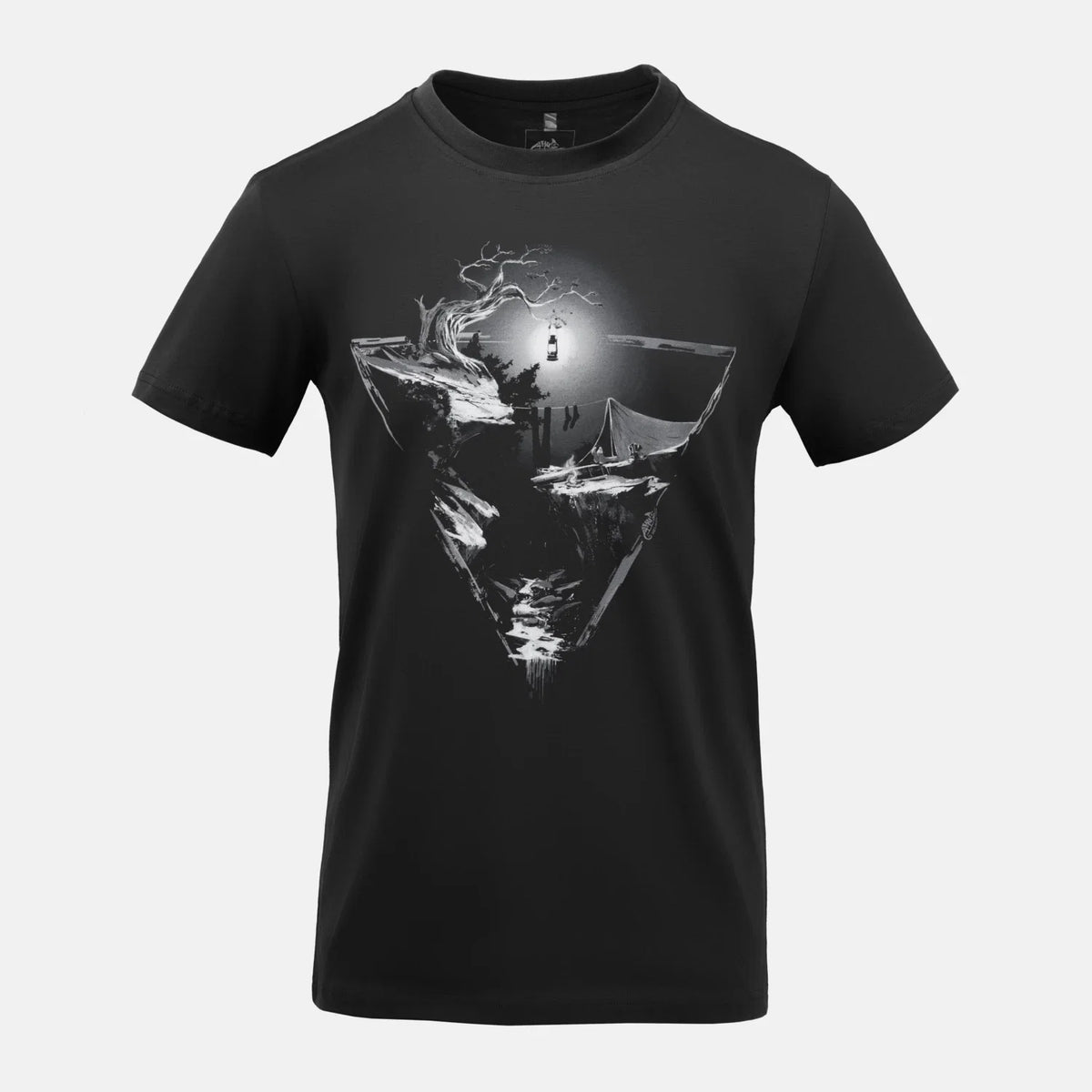 Helikon-Tex tričko Night Valley, Black – predná strana