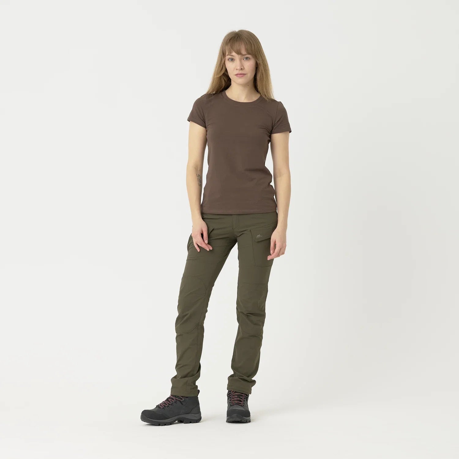 Helikon-Tex Slim Organic tričko dámske, čierna – detail 1