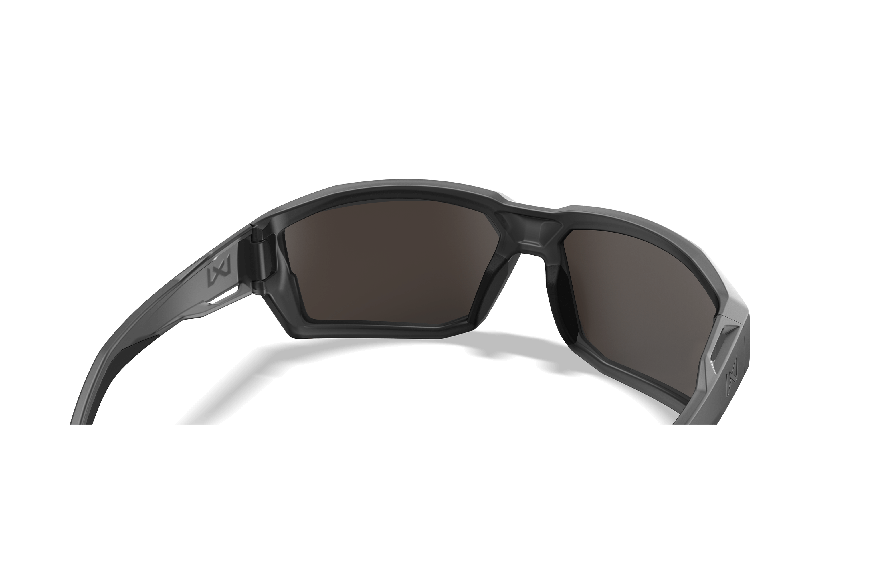 Wiley X Alpine балістичні сонячні окуляри, матовий прозорий чорний / CAPTIVATE поляризовані зелені дзеркальні