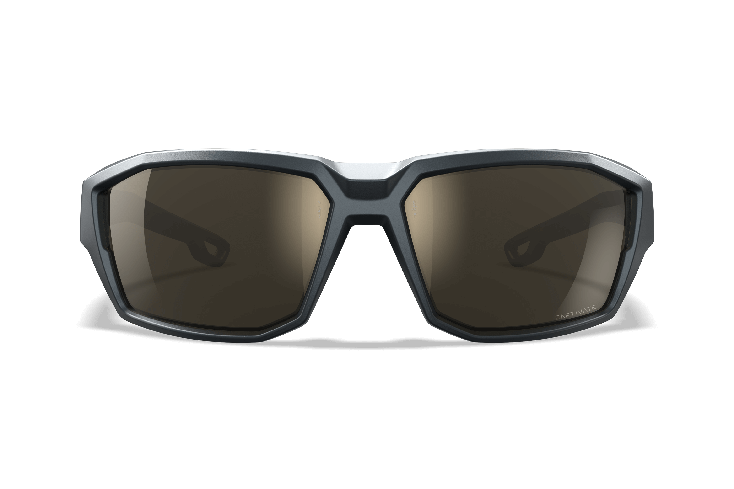 Wiley X Alpine балістичні сонячні окуляри, матовий графітовий сірий / CAPTIVATE вольфрамове дзеркало