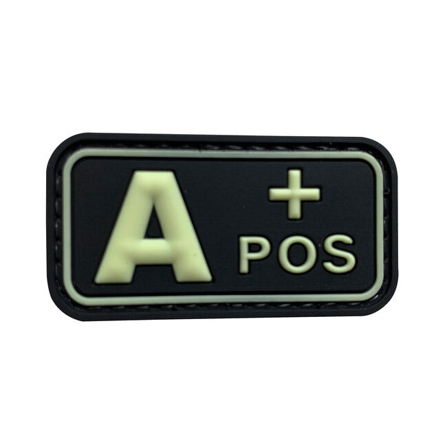 WARAGOD A POS нашивка PVC, світиться в темряві