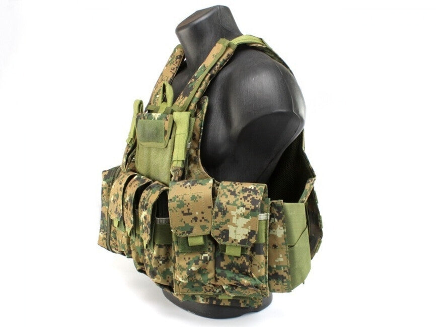 DRAGOWA жилет тактичний Heavy Duty, Digital вудленд