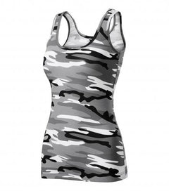 Malfini Camouflage жіноча майка 180g/m2, сіра