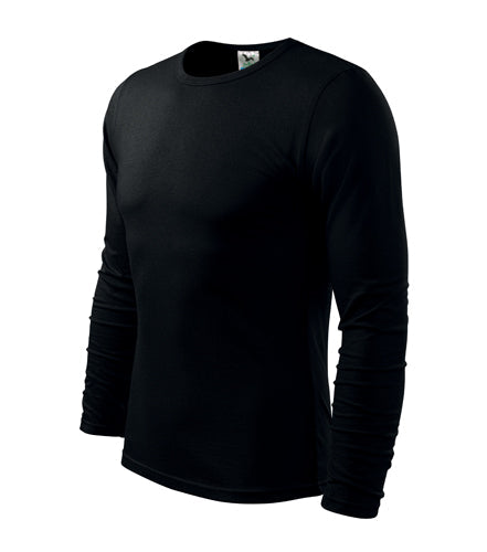 Malfini Fit-T футболка з довгим рукавом 160g/m2, чорна