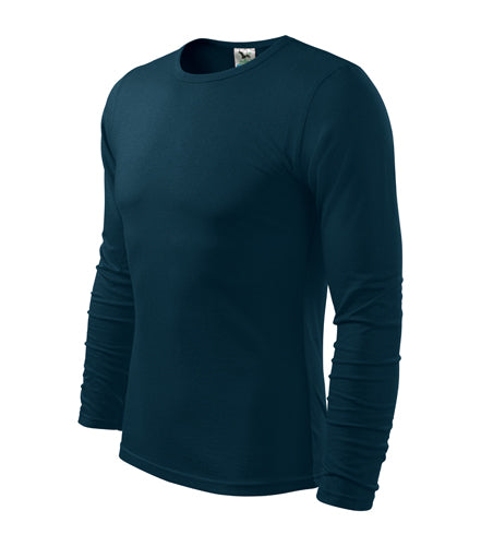 Malfini Fit-T футболка з довгим рукавом 160g/m2, темно-синя
