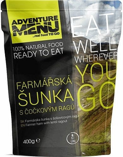 Adventure Menu фермерська ветчина з чечевичним рагу 400g