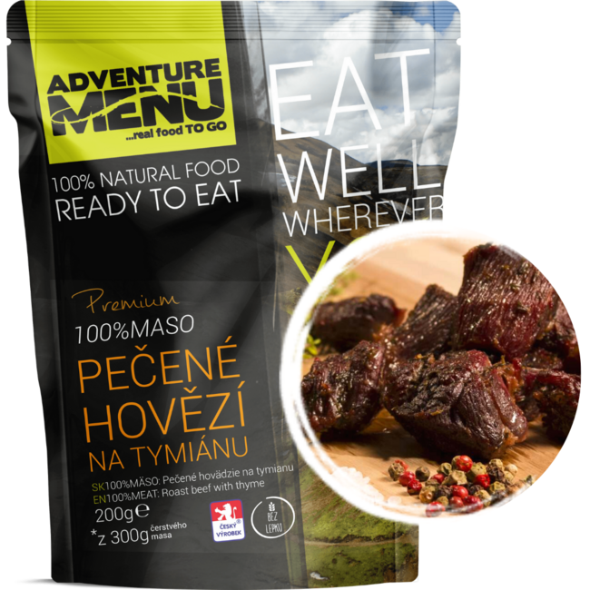 Adventure Menu печене яловичине на чебреці, 200g