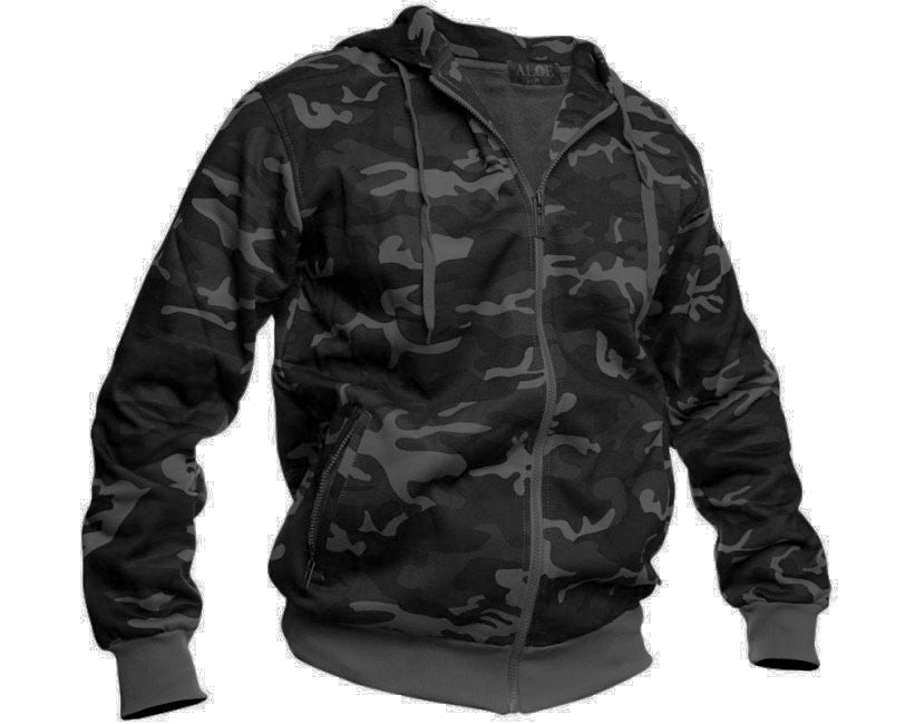 O&T High Zipper світшот з молнією, маскувальний сірий