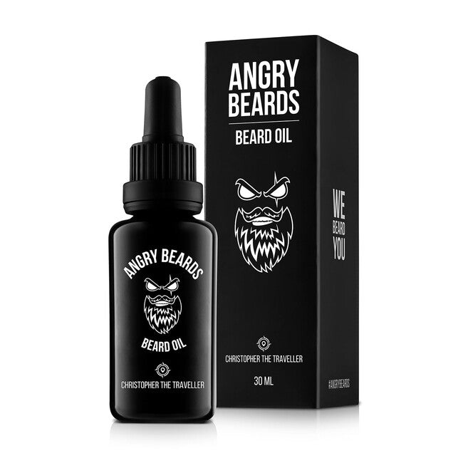ANGRY BEARDS Christopher The Traveller олія для бороди та вусів 30 ml