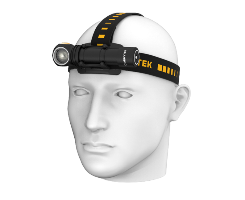 ArmyTek Wizard C2 Magnet налобний ліхтар LED з магнітним тримачем акумуляторне живлення 1200 лм 4800 год 64 г, білий