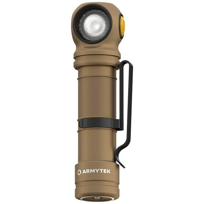 ArmyTek Wizard C2 Pro Max LED налобний ліхтар з магнітним тримачем і живленням від акумулятора 4000 лм, пісочний