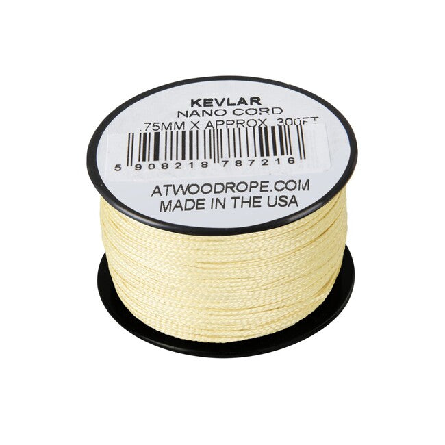 ATWOOD® Nano кевларова мотузка 75 mm, жовте (K300)