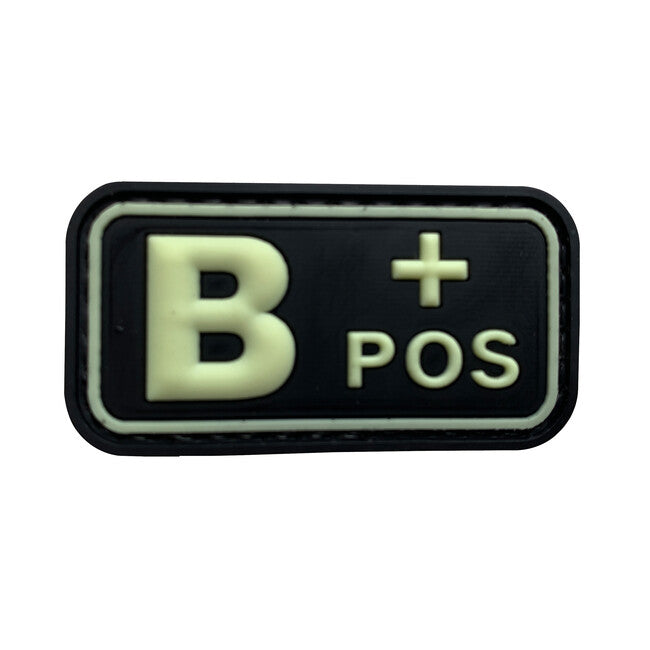 WARAGOD B POS нашивка PVC світиться в темряві