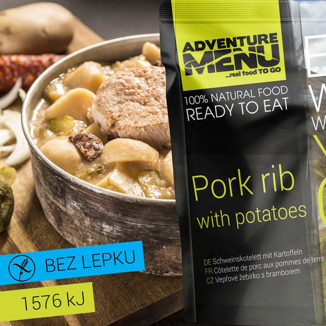 Adventure Menu свинячі ребра з картоплею 400g