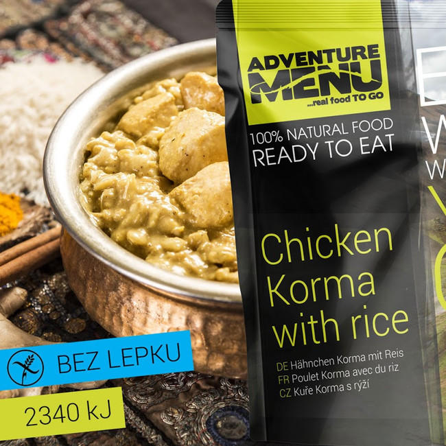 Adventure Menu курка Korma з рисом 400g