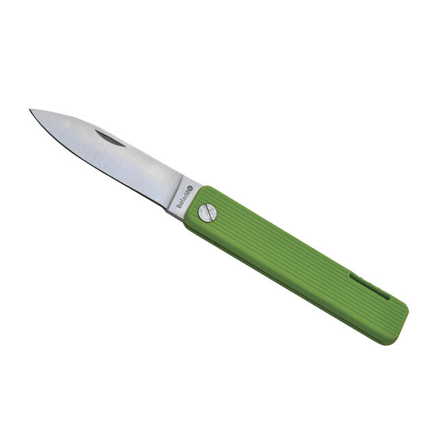 Baladeo ECO355 Papagayo складаний ніж, лезо 7,5 см, сталь 420, рукоять TPE лаймова