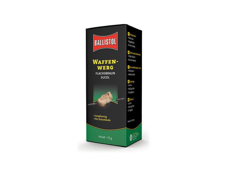Ballistol лляна кудель для чищення стволів рушниць, 75g
