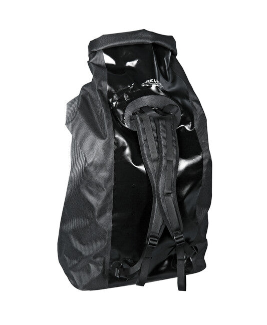 BasicNature водонепроникний рюкзак Duffel Bag для важких перевезень та пригод 180 л, чорно-червоний